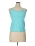 Chico's Solid Teal Tank Top Size Lg (2) - photo 1