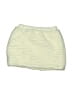 T.J. Maxx 100% Polyester Solid Ivory Skirt Size 4 - photo 1