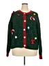 Holiday Time Green Cardigan Size 20 - photo 1