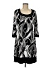 Blu Sage Graphic Black Casual Dress Size M - photo 1