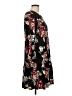 Connected Apparel Floral Black Casual Dress Size 12 - photo 4