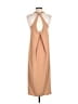 Forever 21 100% Polyester Solid Tan Casual Dress Size S - photo 2