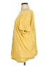 Only Solid Yellow Short Sleeve T-Shirt Size 2X - photo 5