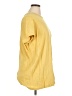 Only Solid Yellow Short Sleeve T-Shirt Size 2X - photo 4