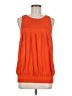 SoCa by St. John Orange Sleeveless Blouse Size M - photo 1