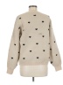 Unbranded 100% Polyester Hearts Ivory Pullover Sweater Size M - photo 2
