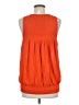 SoCa by St. John Orange Sleeveless Blouse Size M - photo 2