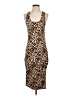 Venus Animal Print Brown Cocktail Dress Size S - photo 1