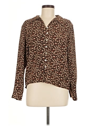 Impressions Long Sleeve Button-Down Shirt (view 1)