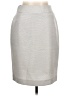 9&Co. 100% Polyester Solid Silver Formal Skirt Size 10 - photo 1