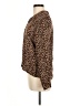 Impressions Animal Print Brown Long Sleeve Button-Down Shirt Size M (estimated) - photo 5