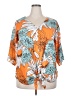 Unbranded Orange 3/4 Sleeve Blouse Size XXL - photo 1