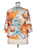 Unbranded Orange 3/4 Sleeve Blouse Size XXL - photo 2