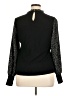 Sioni Black Long Sleeve Top Size XL - photo 2