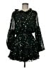 Buddy Love 100% Polyester Stars Green Cocktail Dress Size M - photo 1