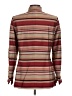 Kasper 100% Polyester Stripes Brown Coat Size 8 - photo 2