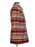 Kasper 100% Polyester Stripes Brown Coat Size 8 - photo 4