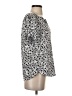 Maison d' Amelie 100% Polyester Silver Short Sleeve Blouse Size XS - photo 4