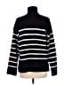 Zara Stripes Black Turtleneck Sweater Size M - photo 2