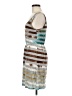 Just Love Stripes Silver Cocktail Dress Size M - photo 5