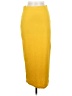 Shein Solid Yellow Casual Skirt Size 6 - photo 1