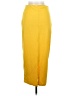 Shein Solid Yellow Casual Skirt Size 6 - photo 2