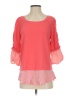 Maurices Pink 3/4 Sleeve Top Size S - photo 1