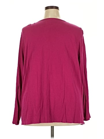 Just My Size Long Sleeve Blouse (view 2)