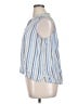 Caslon Blue Sleeveless Button-Down Shirt Size 1X - photo 5