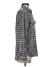 Express Houndstooth Gray Long Sleeve Blouse Size S - photo 4