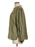 Ann Taylor LOFT 100% Viscose Green Long Sleeve Blouse Size L - photo 5