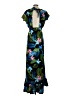Unbranded Tropical Black Casual Dress Size XXS (estimated) - photo 2