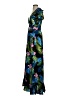 Unbranded Tropical Black Casual Dress Size XXS (estimated) - photo 5
