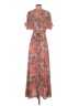 Bobeau Paisley Orange Casual Dress Size S - photo 2