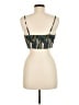 Unbranded 100% Polyester Floral Green Bodysuit Size M - photo 2