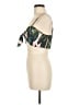 Unbranded 100% Polyester Floral Green Bodysuit Size M - photo 5