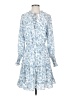 Unbranded 100% Polyester Paisley Blue Casual Dress Size S - photo 1