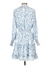 Unbranded 100% Polyester Paisley Blue Casual Dress Size S - photo 2
