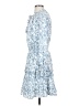 Unbranded 100% Polyester Paisley Blue Casual Dress Size S - photo 5