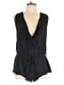 By Anthropologie Solid Black Romper Size M - photo 1