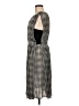 L'Agence 100% Polyester Houndstooth Gray Black Casual Dress Size 6 - photo 5