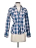 Assorted Brands Plaid Blue Long Sleeve Button-Down Shirt Size S - photo 1