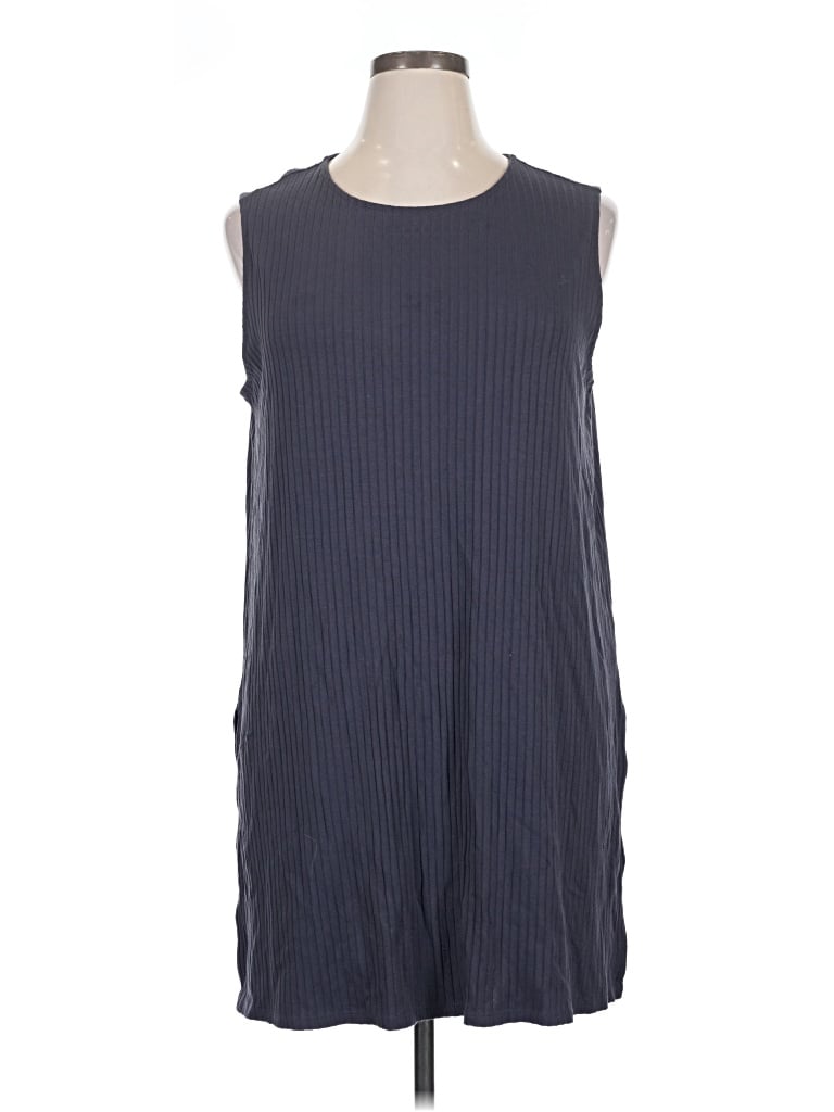Pre-owned Jjill Casual Dress In Gray
