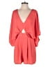 ASOS 100% Polyester Solid Orange Romper Size 6 - photo 1