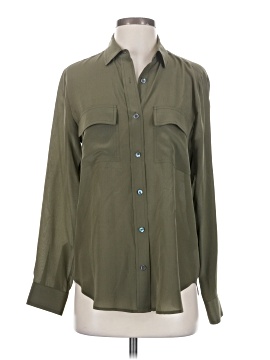 Banana Republic Long Sleeve Silk Top