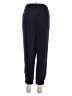 Ann Taylor 100% Polyester Solid Blue Track Pants Size L - photo 2