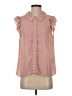 Shein 100% Polyester Pink Sleeveless Blouse Size S - photo 1