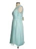 LanTing Bride 100% Polyester Teal Blue Cocktail Dress Size XXS (estimated) - photo 5