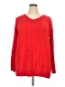 Woman Within 100% Cotton Red Pullover Sweater Size 22 - 24 - photo 1