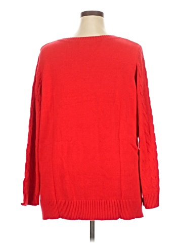 Woman Within Pullover Sweater (view 2)